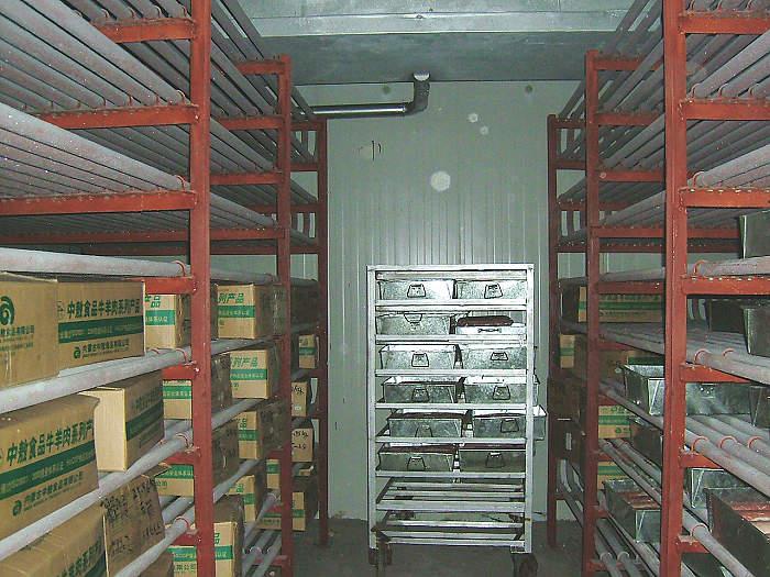 上海我廚生鮮冷鏈20立方小型速凍冷庫現(xiàn)場(chǎng)圖片